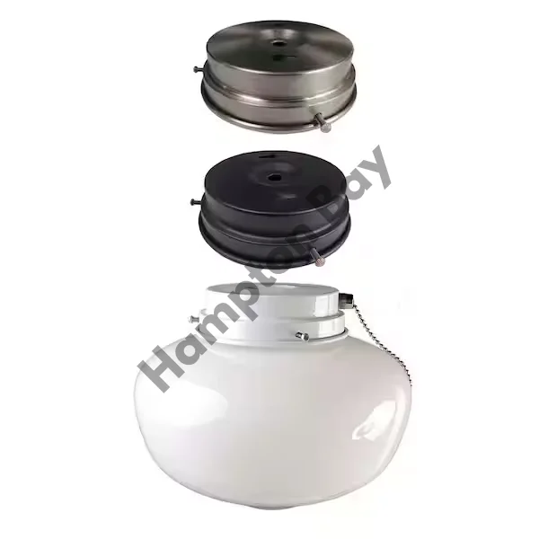 Hampton Bay 1-Light Multi-Finish Ceiling Fan Globe LED Light Kit